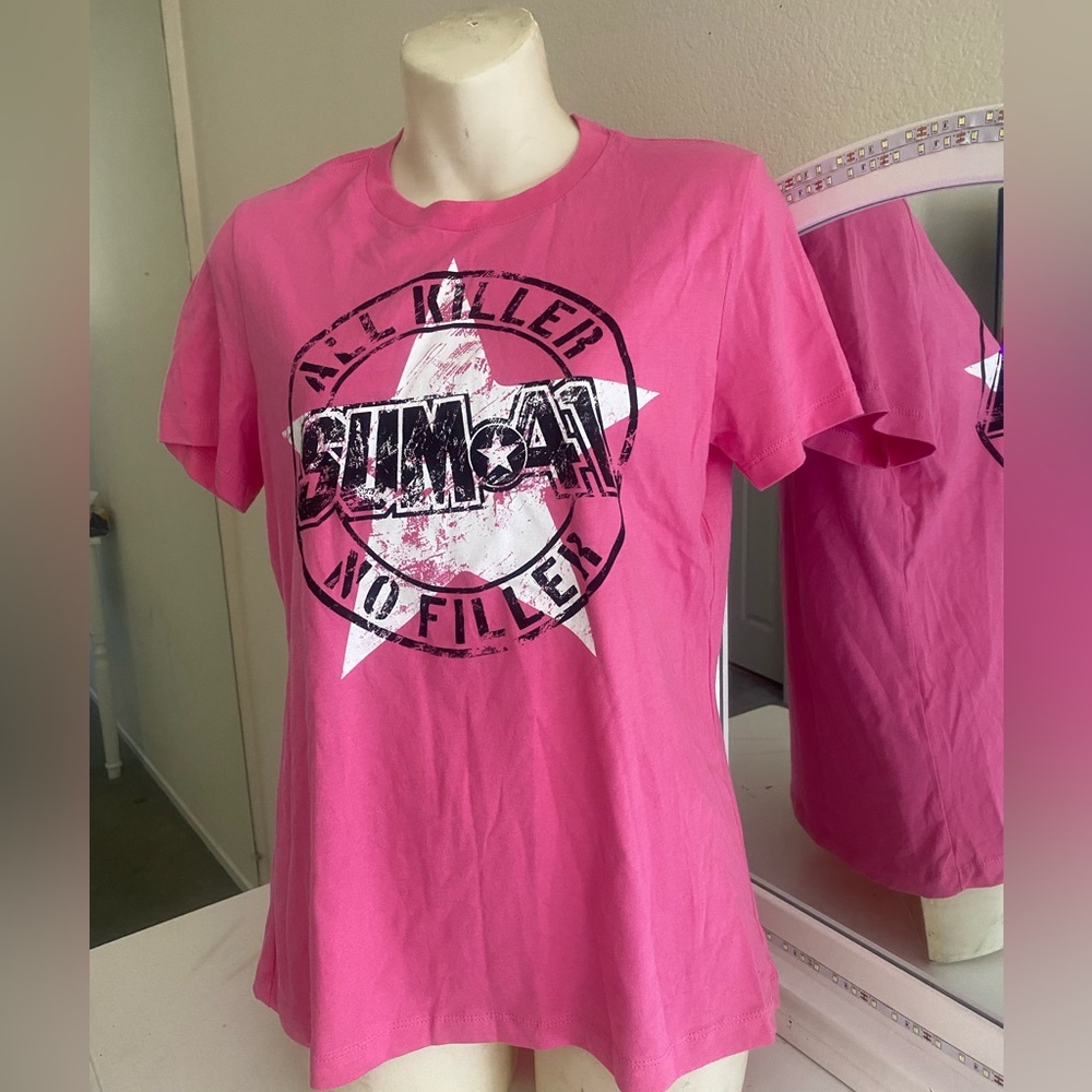 Bella Canvas  Woman's Pink T-Shirt Small